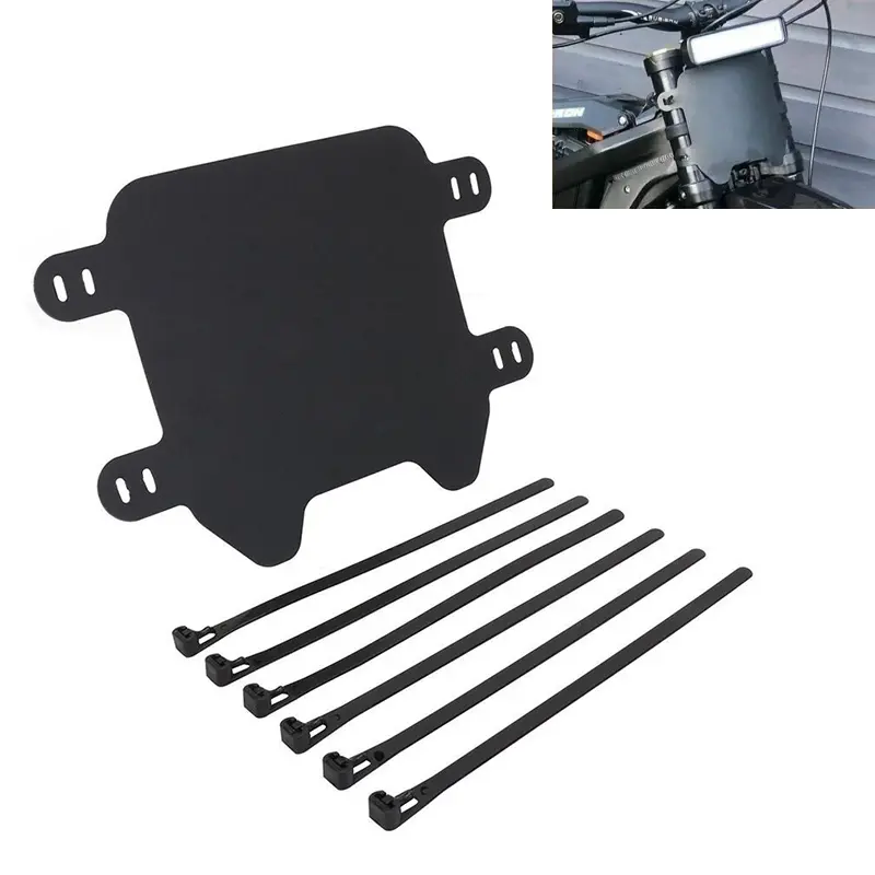 Front License Plate Frame for Electric Motorcycles, Personalized Custom Tag Base Accessory for Surron Light Bee X/s, Talaria X3 Pro etc. Vehicle Automotive