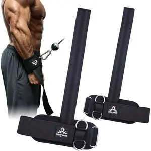 Weight Lifting Straps  Non - Slip Support Straps With Dual D Rings Deadlifting, Workouts