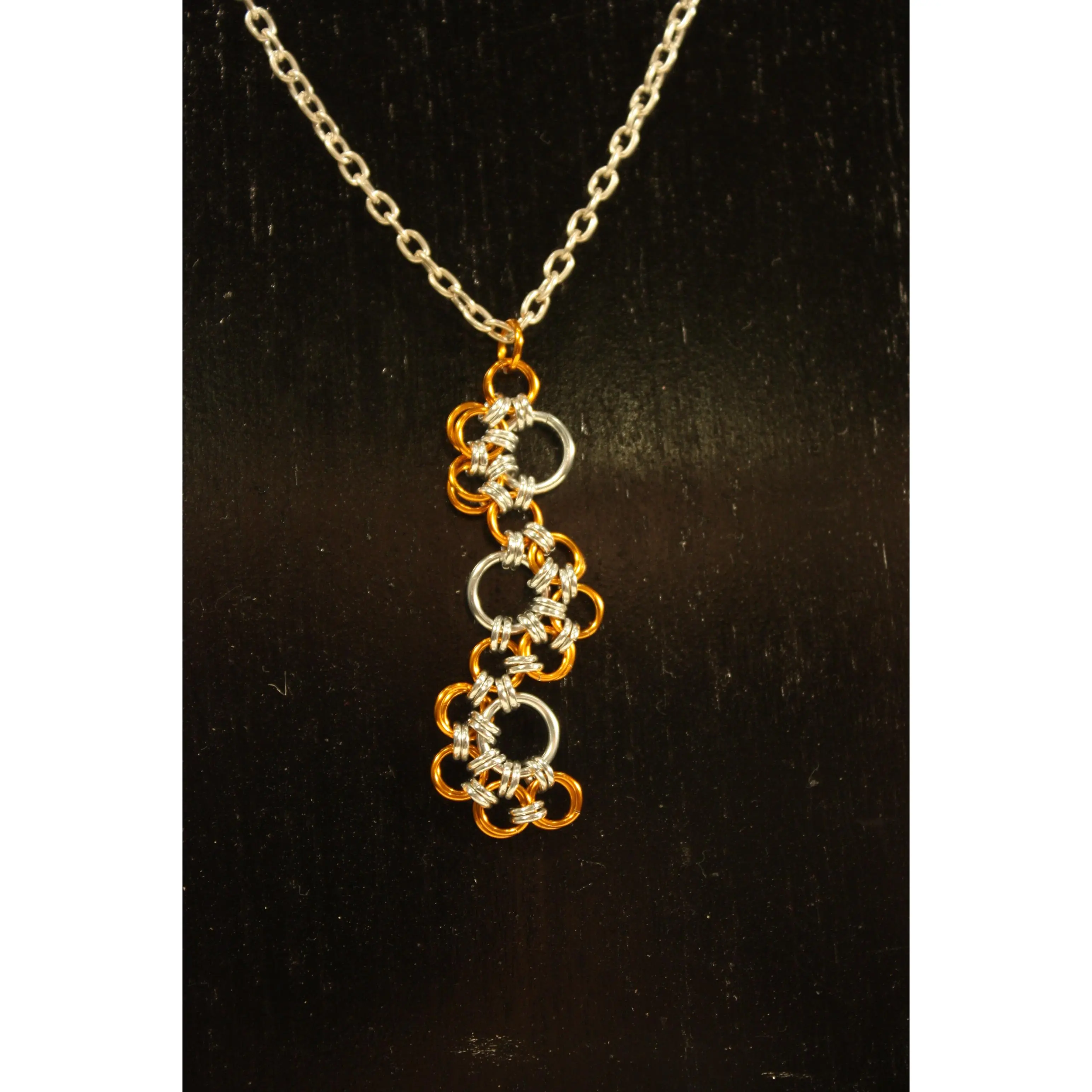 S-Curve Chainmaille Pendant