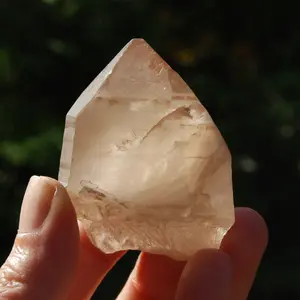 2.5" 105g Pink Shadow Smoky Lemurian Seed Quartz Crystal Starbrary, Brazil