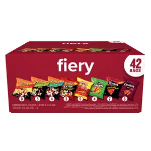 Frito-Lay Fiery Mix Variety Chip Snacks, 1 oz Bags, 42-Count Multipack
