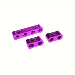 Car modification with three spark plug wire dividers, fixing devices, ignition wire fixing four hole wire clamps