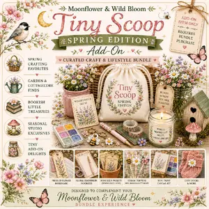 Tiny Scoop Spring Edition Add-On | Curated Craft & Lifestyle Bundle