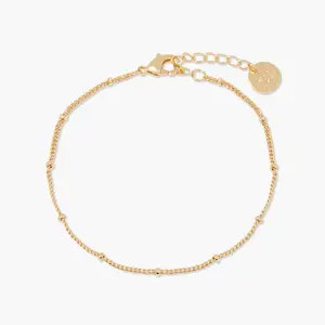 Madeline Bracelet in Gold with Satellite Chain