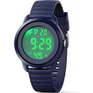 Mens Digital Watch 1.5'' Dial   Outdoor Large  Wristwatches for Men Women Teen with LED  Light//Date