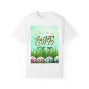 Easter-Themed Unisex T-Shirt, Spring Celebration Tee, Happy Easter Shirt, Casual Festive Apparel, Gift for Easter Brunch