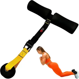 Nordic Curl Adjustable  Curl Strap - Exercise Device for  and AB Workouts up to 400lbs with Door Attachment