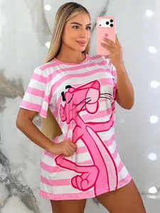 Cute Pink Nightdress for Women