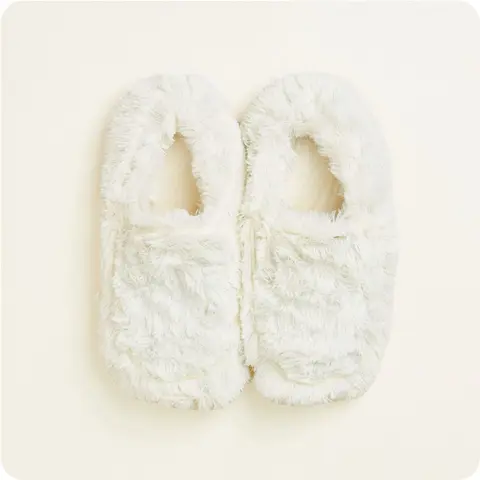 Warmies Slippers - Cream