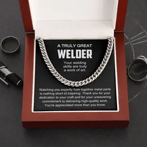 Welder Necklace, Gift for Welder, Thank You Welder, Appreciation Gift for Welder, Retirement Gift for Welder, Birthday Welder Gift