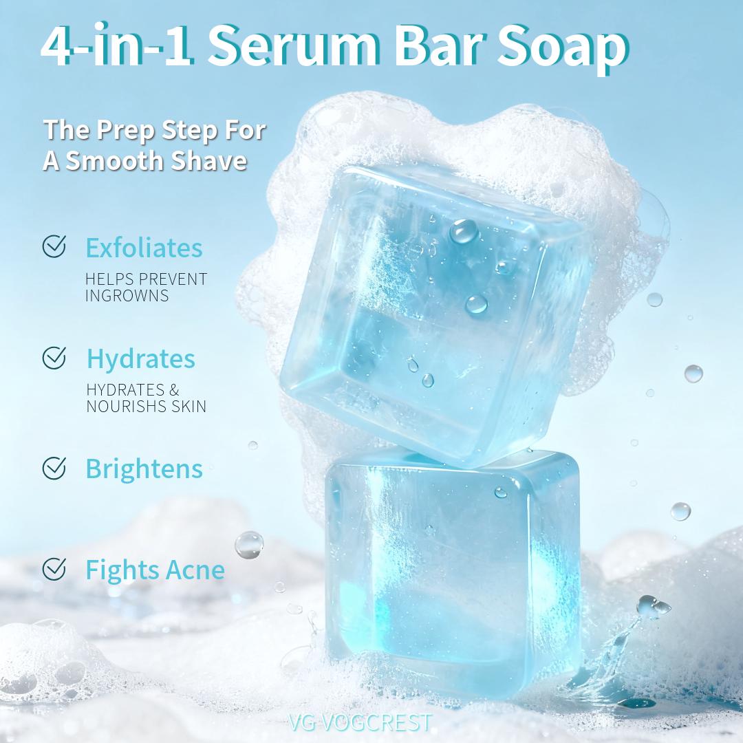 Exfoliating Pre-Shave Soap – Gently Removes Dead Skin, Reduces Ingrown Hairs, and Prepares Face & Body for a Smooth, Comfortable Shaving Experience