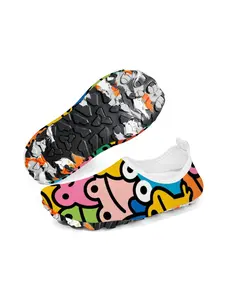 Frog Graffiti Outdoor Hiking Shoes Unisex Summer Quick-Dry Non-Slip Water Shoes Lightweight Breathable Fishing Rafting Eu36-Eu45