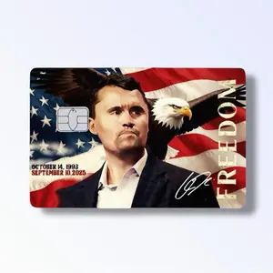 Freedom Credit Card Stickers Debit Skin Wallet Decal Cover Easy To Apply Sticker