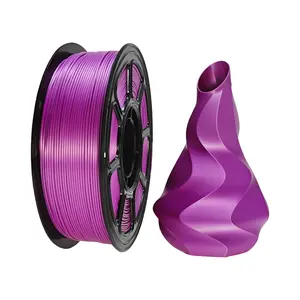 1kg Silk Pla Filament for 3D Printing, High Quality Bright Finish, 1.75mm Easy to Print Material, Perfect for All Projects