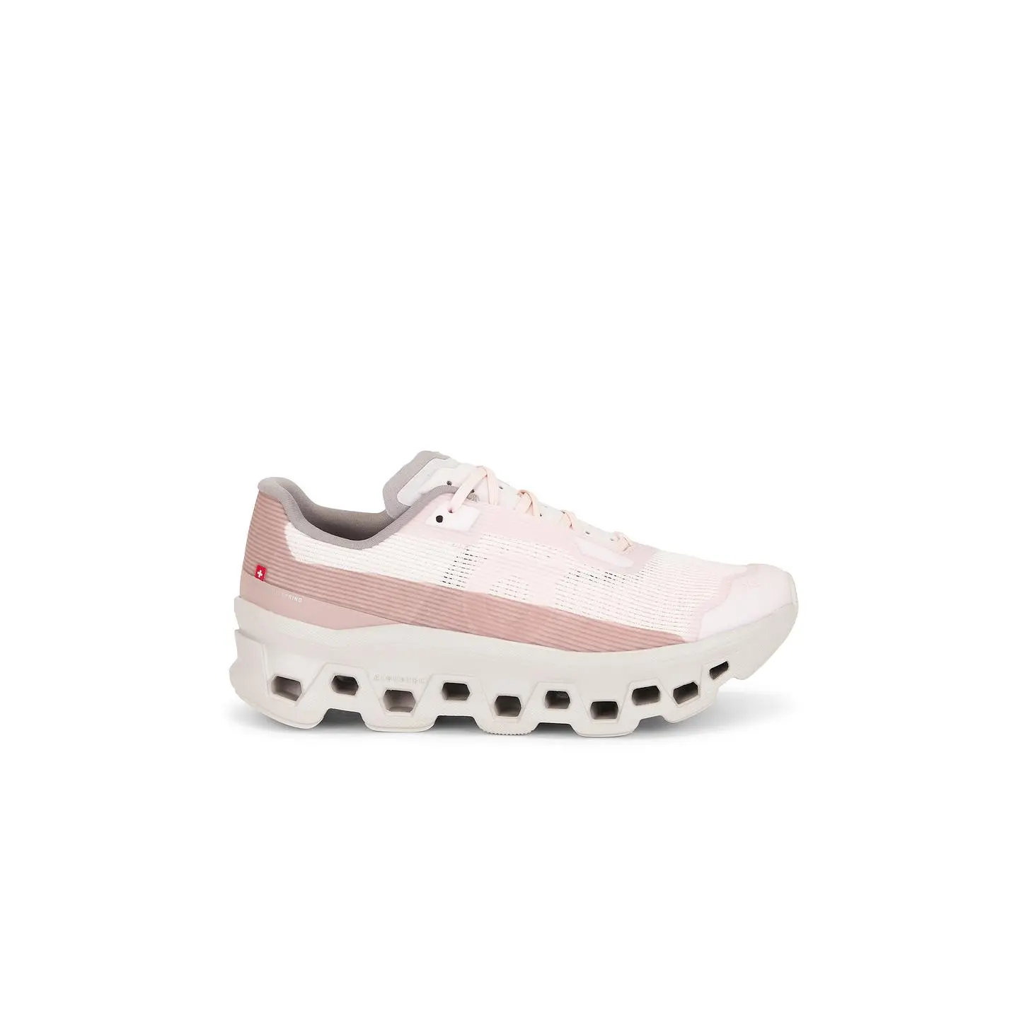 On Cloudmonster Void New Edition Sneaker in Salt & Biscuit