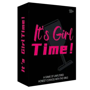 Girls Night Game Cards, 55 Adventure Cards, Fun Conversation Questions, Perfect for Adult Parties, Ideal Holiday Gift, Valentine's Day Present