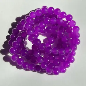 Purple Beaded Bracelet