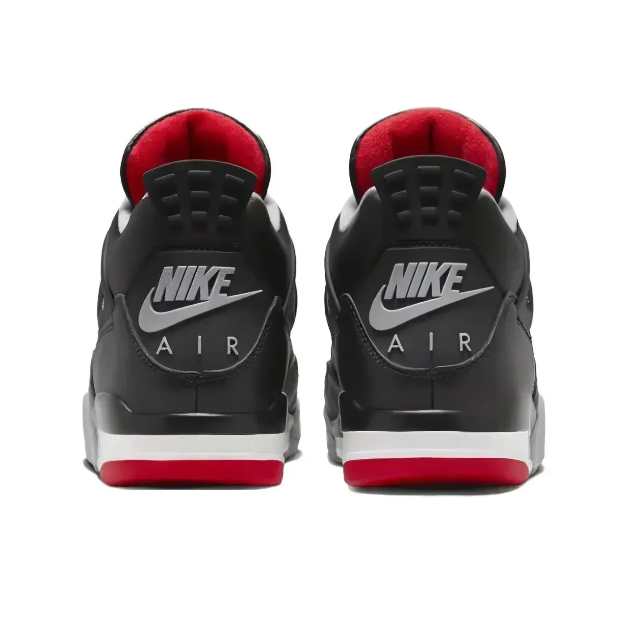 Black Nubuck Retro High Top Sneakers, Grey Grid Mesh, RedOutsole & Tongue Liner, Visible Air Cushion, Unisex StreetTrainers With Original Box