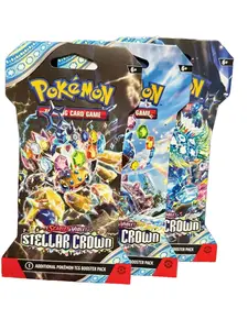 2025 Scarlet & Violet Steller Crown Sleeved Packs (3)