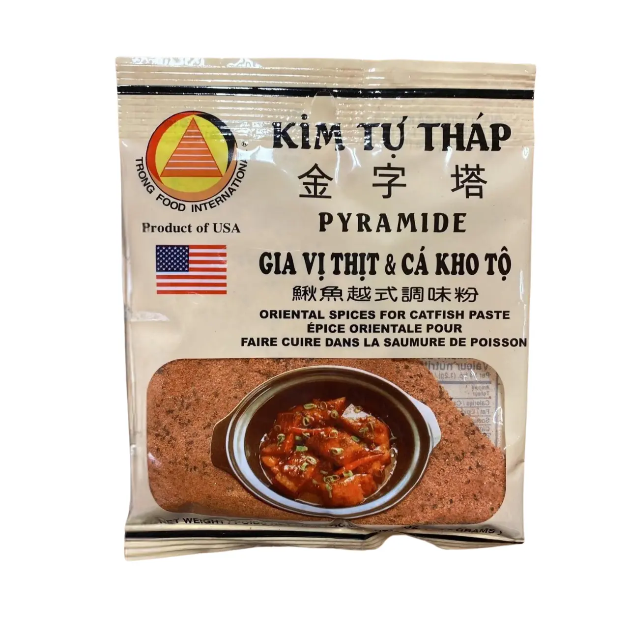 Pyramide Stew Seasoning Spice - Flavor Enhancer for Thit & Ca Kho To Dishes, 2 oz