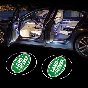 2Pcs Led HD Car Door Welcome Light Auto Logo Projector Lamps For Land Rover Range Rover Evoque Vogue Defender Discovery 3 SVR Accessories