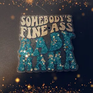 Customizable Baby Mama Scented Car Freshener for a Fresh and Clean Driving Experience