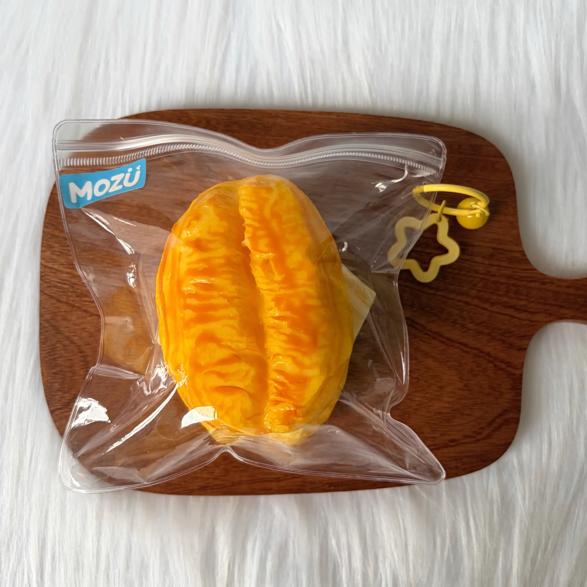 [Classic Squish Texture] taba squishy Cheese Baguette , Fidgets Toy for Stress Relief & Fun – Perfect for Party, Birthday, Holiday & Christmas Gifts – Silicone Material [330g]