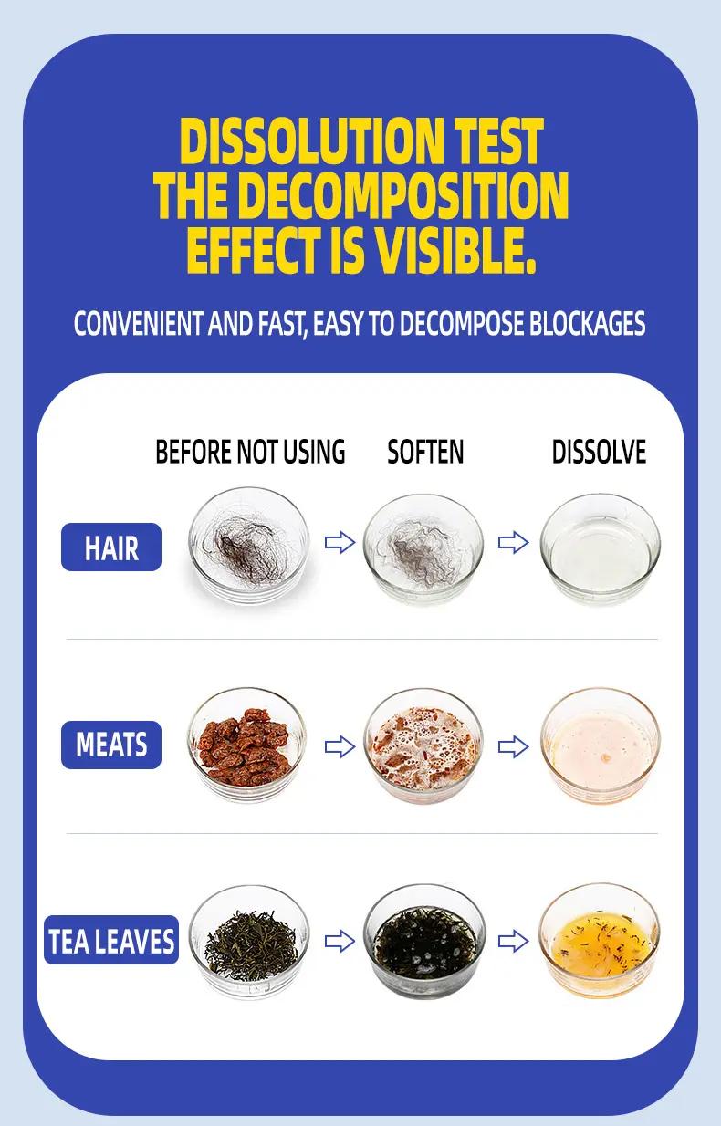 PICKZONE PIPE BOBO -Drain Unclogger Powerful Pipeline Dredging for Kitchen Sinks Shower Drains Tubs Dissolves 200+ Blockages Kills 99% Bacteria Safe for All Pipes Quick Dredging Formula Household Cleaner Bathroom Cleaning Tool PICKZONE PIPE BOBO -Drain Unclogger Powerful Pipeline Dredging for Kitchen Sinks Shower Drains Tubs Dissolves 200+ Blockages Kills 99% Bacteria Safe for All Pipes Quick Dredging Formula Household Cleaner Bathroom Cleaning Tool