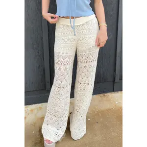 Wide Leg Knit Pants