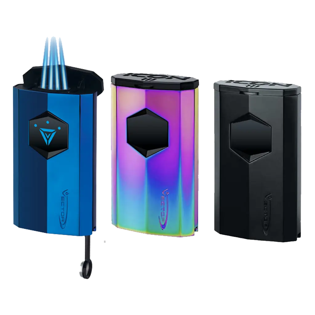 Vector Icon III Electric Quadruple Flame Torch Lighter