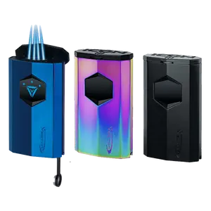 Vector Icon III Electric Quadruple Flame Torch Lighter