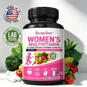 Bcuelov Women's Multivitamin Complex - 21 Essential Daily Vitamins & Minerals