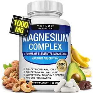 Toplux Magnesium Complex 8 Essential Magnesium Supplement 1000mg