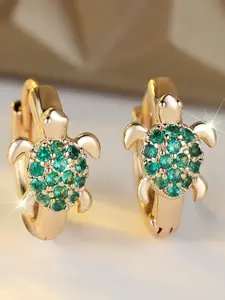 Cute Turtle Earrings for Women Hoop Earrings Birthday Anniversary Gift, Casual Style All Seasons Jewelry, Hoop Shape Earrings