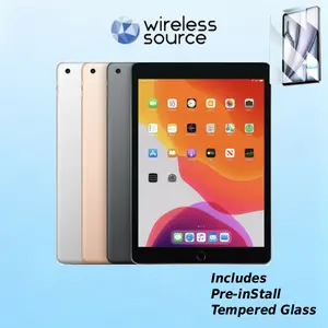 Refurbished Apple iPad 6th Gen WiFi A1893 9.7 IPS LCD Touchscreen Tablet with Tempered Glass Screen Protector & 1 Year Warranty