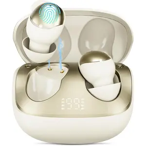 T33 Sleep Earbuds,  6.0 Noise Cancelling Sleep Headphones for Side Sleepers, ANC Up to 98%, Sleep Mode, 48H Playtime, Small Earbuds Comfort Fit for Sleeping, Travel, Work,
