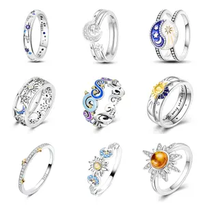 Mula Celestial Ring - 925 silver-plated and Platinum Plated Celestial Zirconia Ring | Cosmic inspired fine jewelry for men and women | The perfect gift for all occasions, Jewelry For Women, 925 Rings