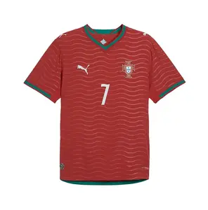 2026 Adult Portugal Cristiano Ronaldo #7 Home RED Jersey Kit Gif For Fans