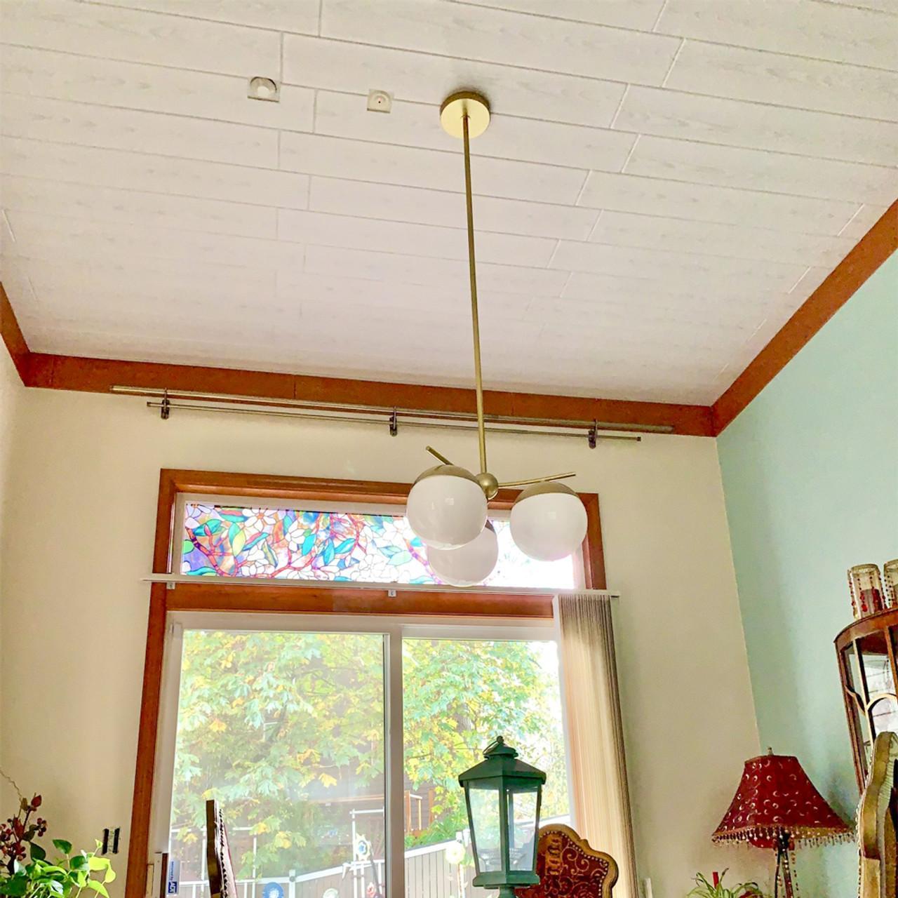 A La Maison Ceilings Washed Oak 0.5 ft. x 3 ft. Glue up Foam Wood Ceiling Tiles Planks (19.5 sq. ft./case) (12-Pack) A La Maison Ceilings Washed Oak 0.5 ft. x 3 ft. Glue up Foam Wood Ceiling Tiles Planks (19.5 sq. ft./case) (12-Pack)