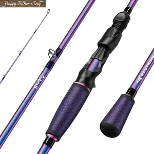 KastKing Royale Legend Pro Technique Bass Fishing Rods, KastFlex IM7 Graphite Blanks, Fuji FazLite Guides, SlipLock Technology Handles, PTS Power Transition System, Custom Foregrip and Hook Keeper Spinning Casting Rods SummerVibes