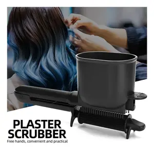 Professional Hair Color Applicator Brush, Automatic Roller Design, Large Capacity Container, 11.22 inch Black