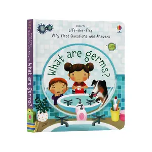 What Are Germs? Science Encyclopedia Flip Book, Interactive Fun Storybook, Colorful English Learning Toy, Perfect Bedtime Gift
