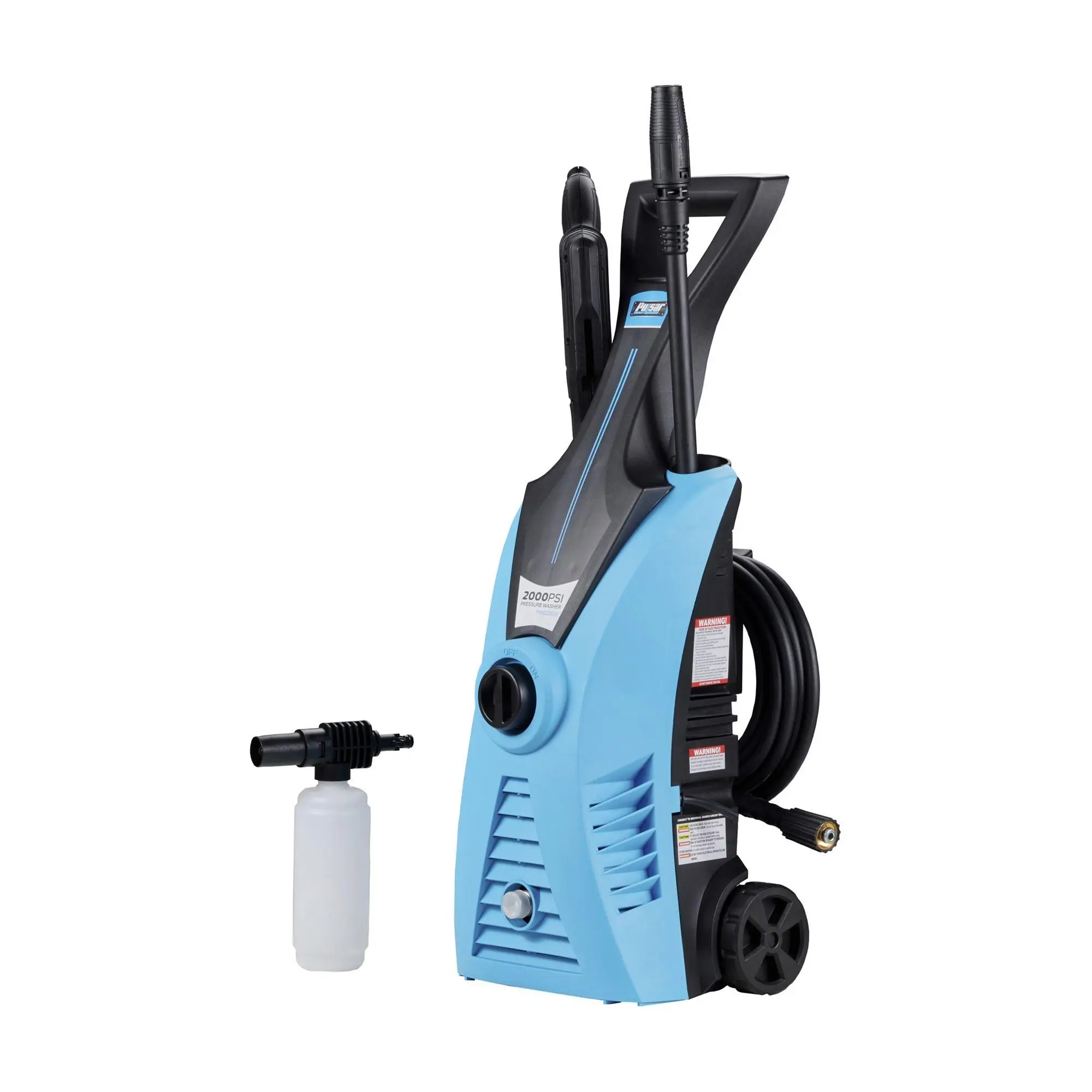 Pulsar 2,000 PSI 1.6GPM Electric Pressure Washer w Soap Bottle
