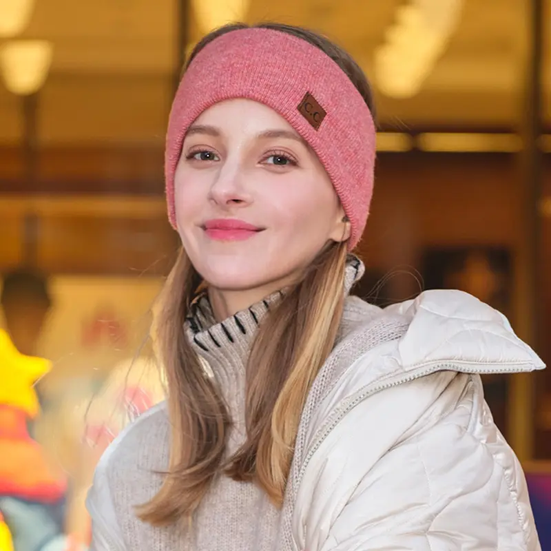 Satin Lined Beanie Hats for Women Slouchy Cable Knit Silk  display picture 1