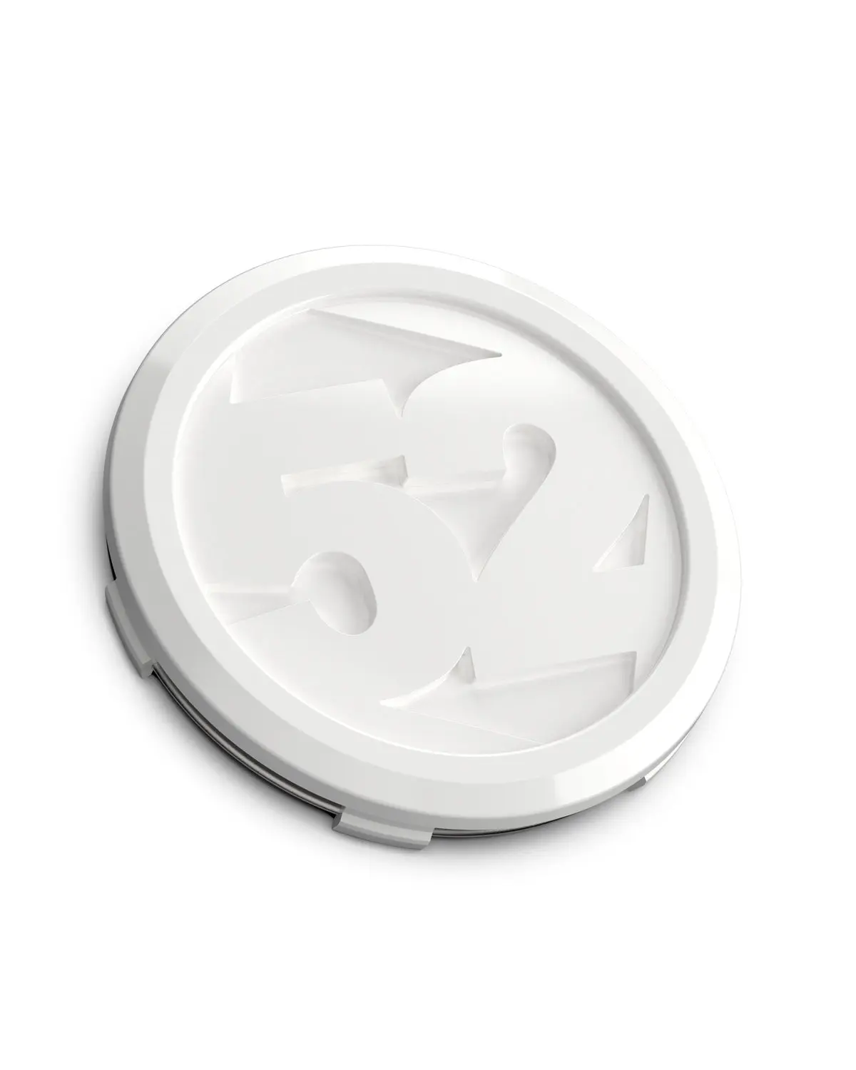107mm HD Cap _ Classic White