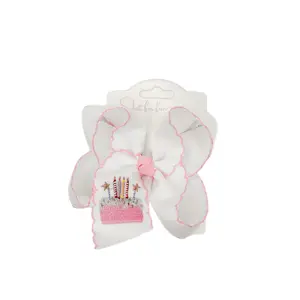 Birthday Cake Hair Bow