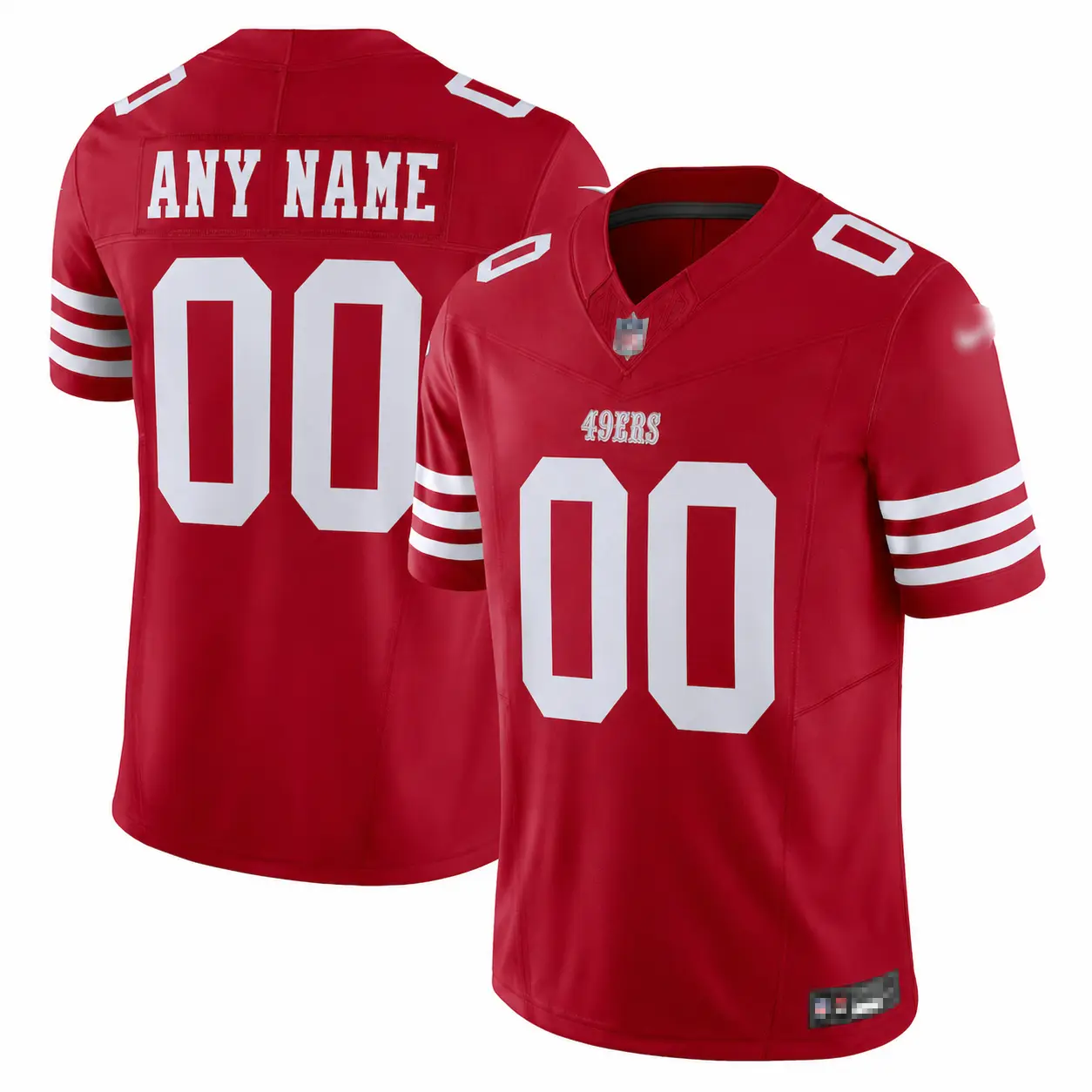 Men's SF Pro Football Fan Apparel - Purdy #13, McCaffrey #23, Kittle #85, Bosa #97 & Any Name Custom Game Day Jersey - US Stock
