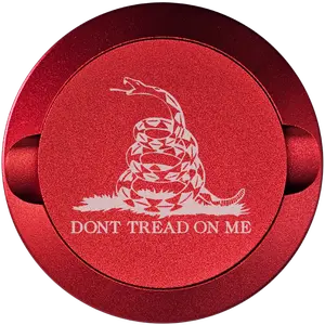 Classic Don't Tread on Me-My Tyn Co. Custom Aluminum ZYN Tyns for ZYN Pouches Waterproof and Airtight, 2 Compartments!