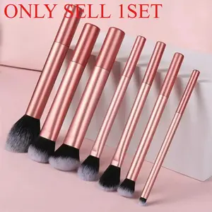 7Pcs Pro Soft Fluffy Makeup Brushes Set for Cosmetics Synthetic Hair Foundation Blush Powder Blending Makeup Brush Beauty Tools