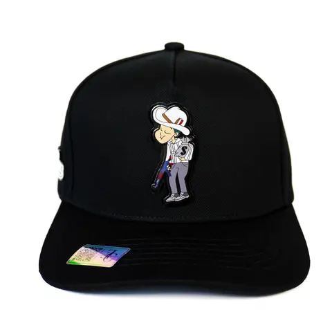 Exclusive Caps El Flaco SnapBack Hat- Black Cotton Cap